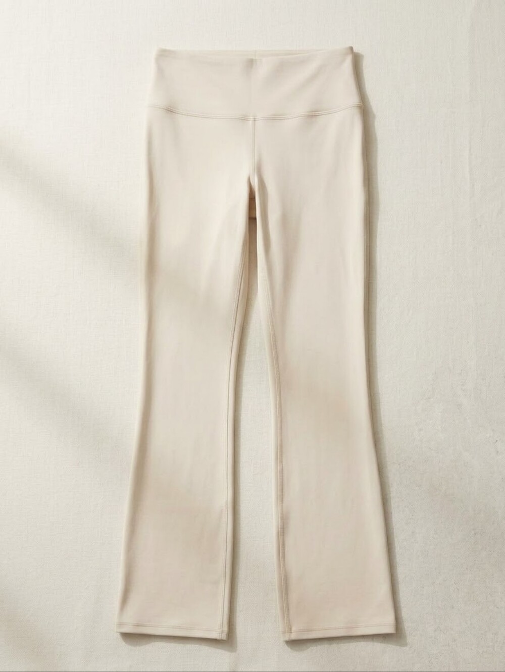 BUBBLELIME Cream Flare Leggings XL NWT Yoga Workout Pants